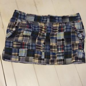 Checkered Mini Skirt sz8